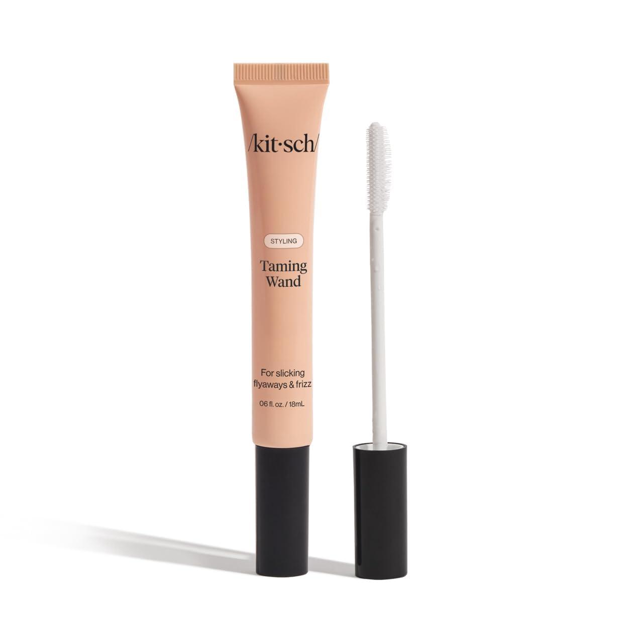 imageKitsch Fly Away Stick for Hair Taming Wand with Biotin Aloe amp Vitamin E Clear SerumLike Gel Hair Mascara for Baby Hairs Lightweight amp MultiUse Hair Stick Ideal Gifts for Women 18mL06 Fl Oz Pack of 1