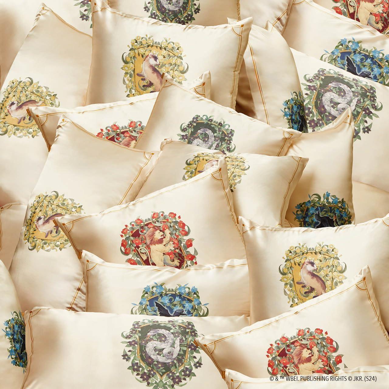 imageKitsch x Lisa Frank Satin Pillowcase with Zipper for Hair amp Skin Softer Than Silk Pillow Cases Queen WrinkleFree Smooth and Cooling Satin Pillow Covers StandardQueen Size 19x26 Angel KittyHarry Potter Gryffindor