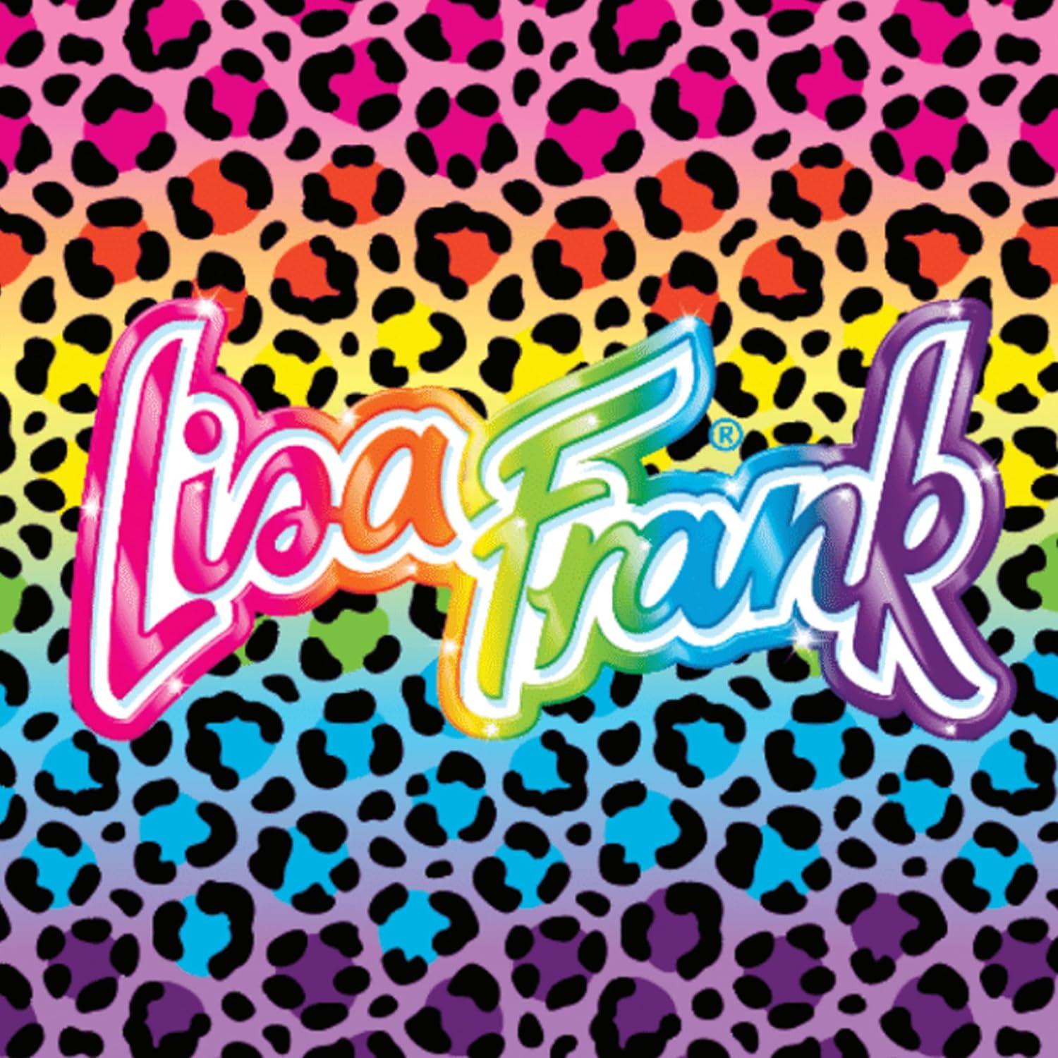 imageKitsch x Lisa Frank Satin Pillowcase with Zipper for Hair amp Skin Softer Than Silk Pillow Cases Queen WrinkleFree Smooth and Cooling Satin Pillow Covers StandardQueen Size 19x26 Angel KittyRainbow Leopard