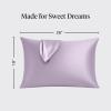 Kitsch Satin Pillowcase, Softer Than Silk Pillow Cases, Cooling Pillow Covers, King Size Pillow Cases Set of 2, Satin Pillowcase with Zipper for Hair, Skin & Quality Sleep, 19″x36″ Blush, 2pcs(Lavender)