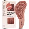 Kitsch Detangler Brush – Gentle Curly Hair Brush with Flexible Bristles for All Hair Types – Wet or Dry | Detangling Hair Brushes for Women & Men, Adults & Kids – Black(Terracotta)