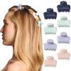 Kitsch Small Hair Clips for Women and Girls – Mini Claw Clips | Hair Accessories | Daily Styling, Recycled, Cherry Blossom Design | Ideal Gifts for Women – 8pc Set(Garden Bouquet)