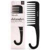 Kitsch Wide Tooth Detangler Comb – Curved Handle for Curly, Wet & Thick Hair, Black Shower Comb for Women(Wide Tooth Comb)
