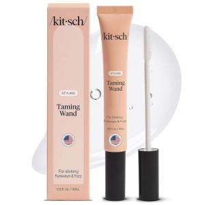 Kitsch Fly Away Stick for Hair – Taming Wand with Biotin, Aloe & Vitamin E – Clear Serum-Like Gel Hair Mascara for Baby Hairs – Lightweight & Multi-Use Hair Stick | Ideal Gifts for Women – 18mL(0.6 Fl Oz (Pack of 1))