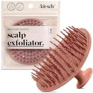 Kitsch Scalp Massager for Hair Care – Scalp Scrubber, Shampoo Brush & Exfoliator for All Hair Types – Relaxing & Exfoliating – Terracotta