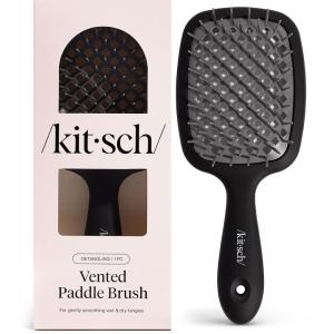 Kitsch Vented Padde Brush – Black