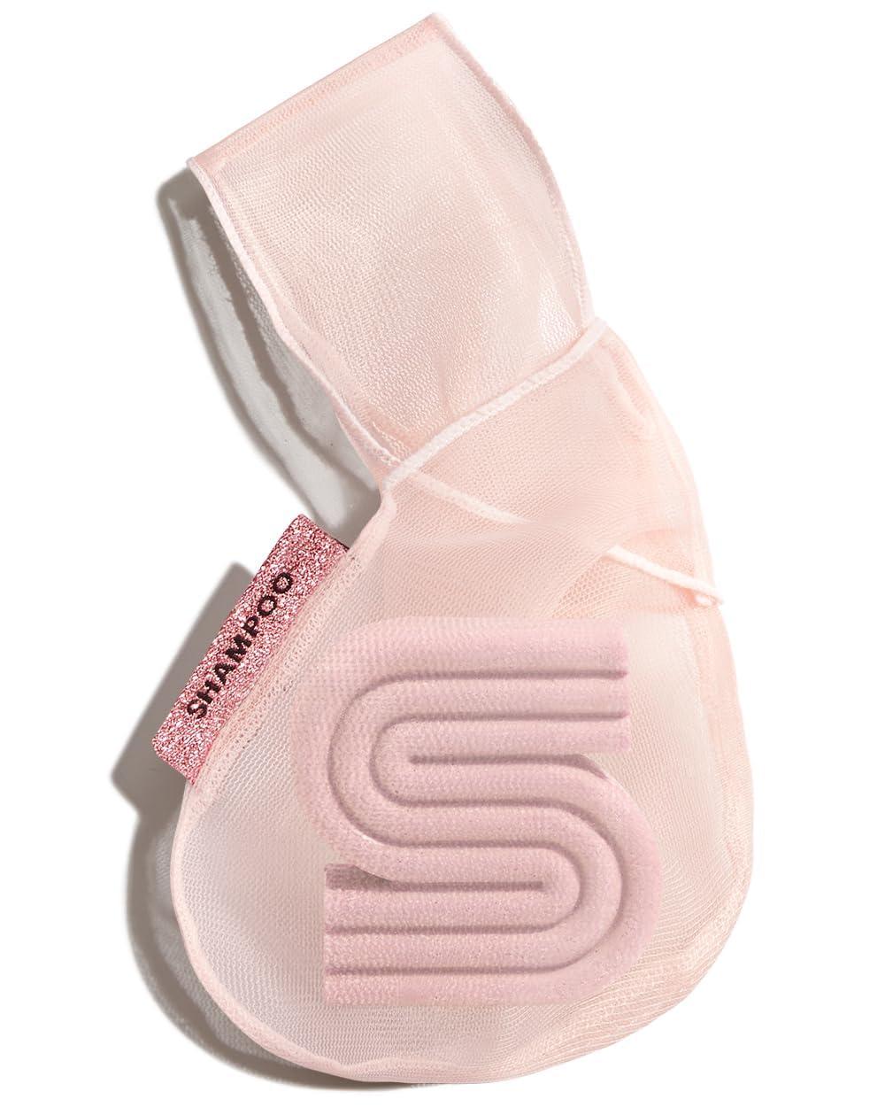 imageKitsch Bar Soap Saver Bag Patented Mesh Bag Soap Holder for Shampoo Conditioner amp Body Wash Bar Extends Use amp Prevents Soggy Mess Recycled Mesh Pouch Blush Terracotta amp Chocolate 3pc SetBlush