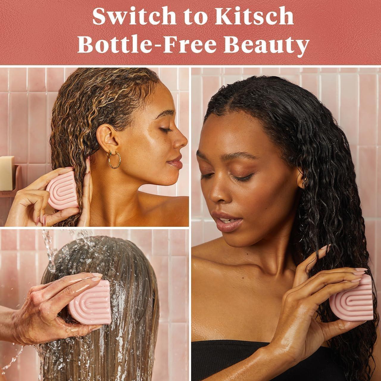 imageKitsch Castor Oil Conditioner Bar Soap Hydrating amp Moisturizing Hair Care Organic Castor Oil Conditioner for Hair Growth amp Scalp Nourishment Silicone amp ParabenFree Vegan Made in USA 27oz