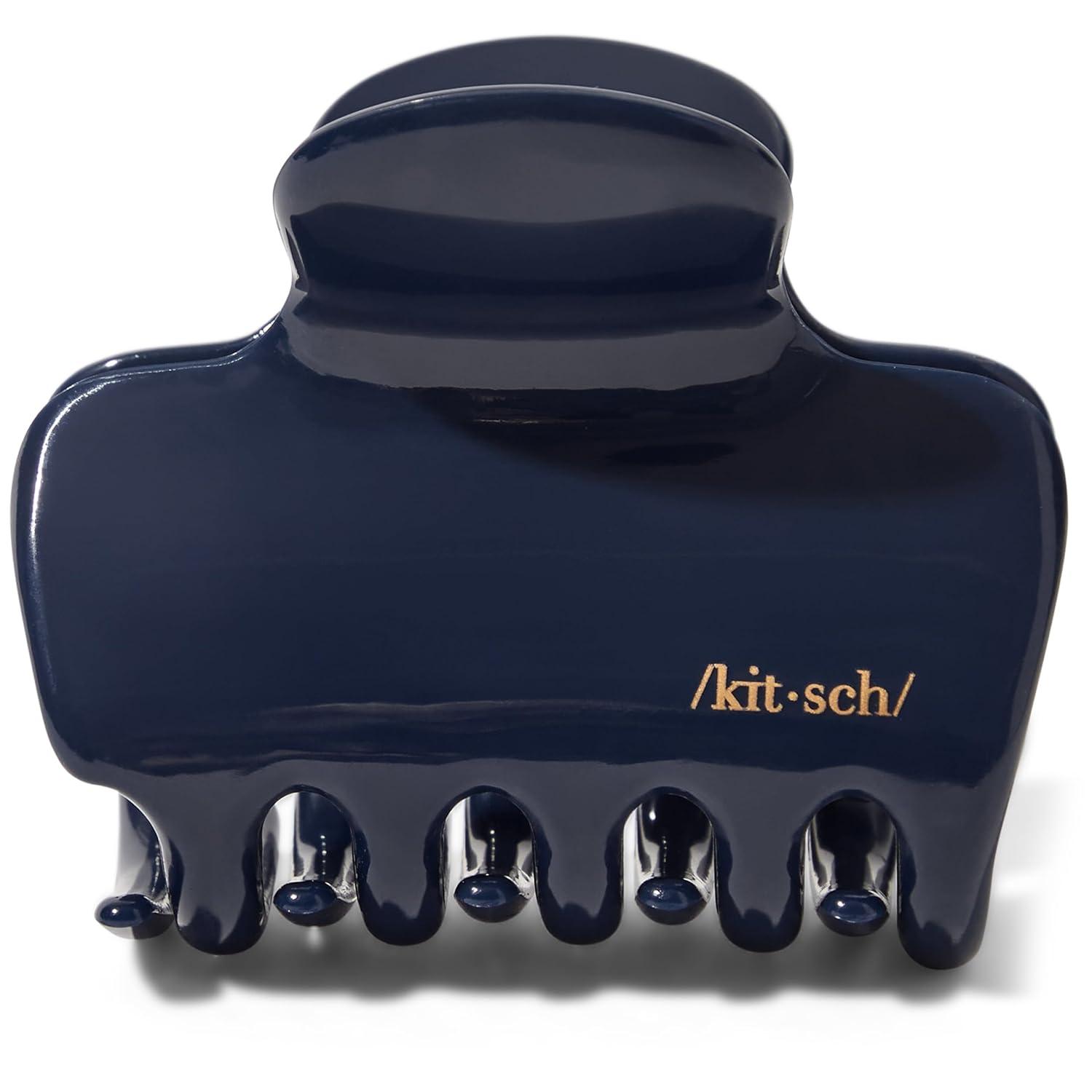 imageKitsch Hello Kitty Recycled Plastic Puffy Medium Hair Clips for Women Medium Claw Clips for Thick amp Thin Hair Ideal Gifts for Women 1 PieceBlue Orchid