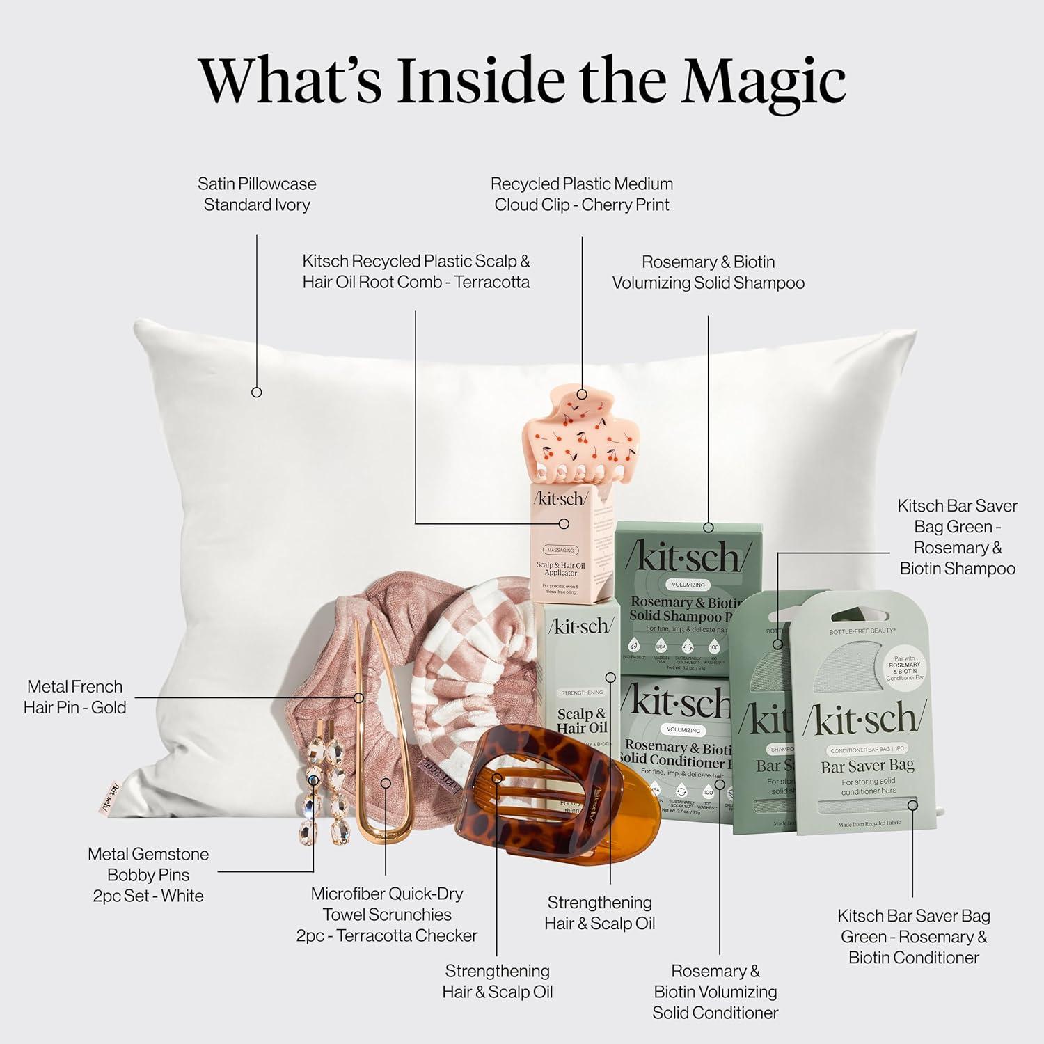 imageKitsch Holiday Advent Calendar Christmas Advent Calendar 2025 with FullSize Hair Accessories amp Beauty Essentials Festive Self Care Gifts for Women Limited Edition Christmas Gifts