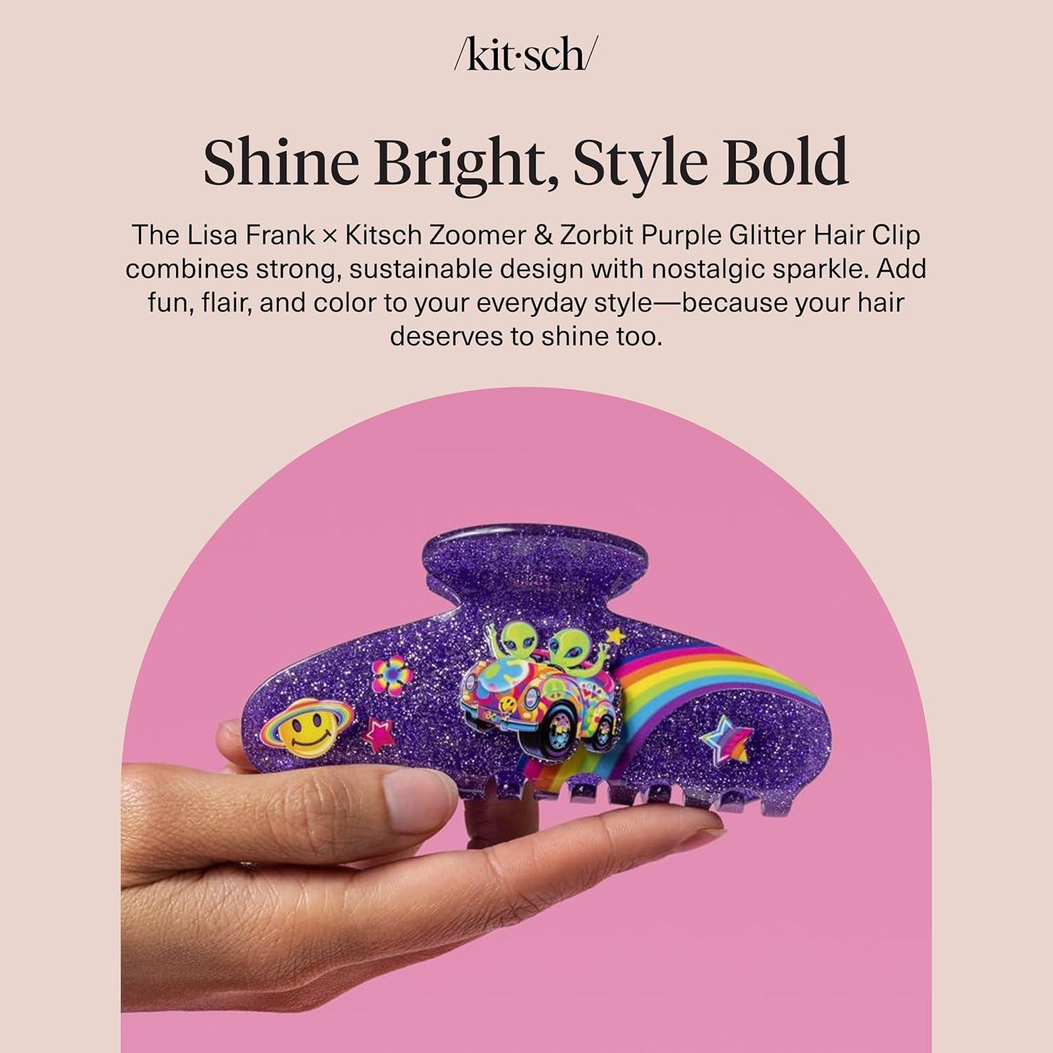 imageKitsch Recycled Plastic Large Claw Clip Big Marble Hair Clips for Women Jaw Clips for Girls Big Claw Clips for Thick Hair Ideal Gifts for Women 1pc BlondeZoomer Zorbit