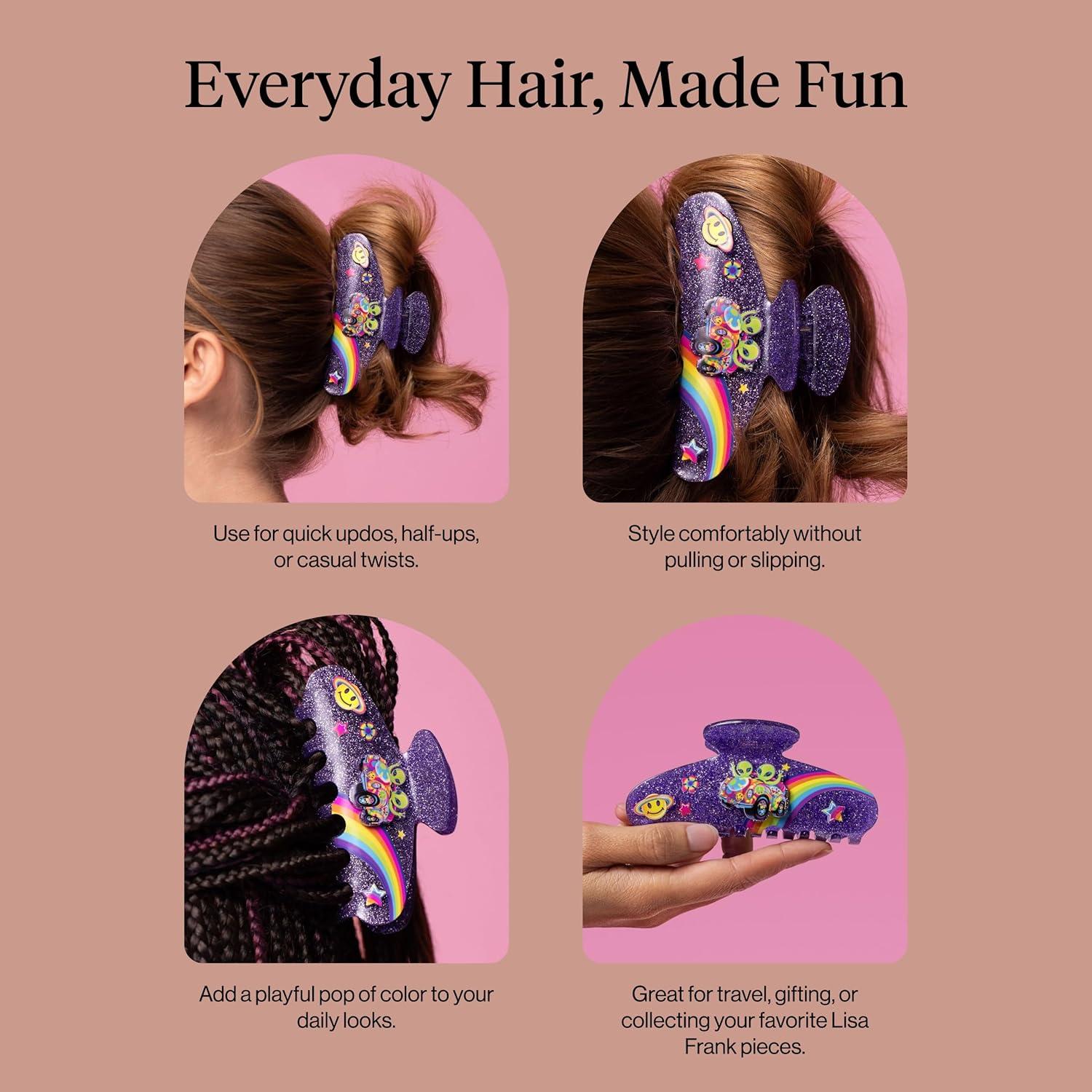 imageKitsch Recycled Plastic Large Claw Clip Big Marble Hair Clips for Women Jaw Clips for Girls Big Claw Clips for Thick Hair Ideal Gifts for Women 1pc BlondeZoomer Zorbit