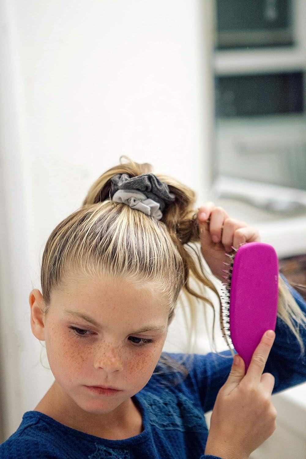 imageKitsch amp MickeyMinnie Fabric Rhinestone Scrunchies for Girls and Women Hair Scrunchies for All Hair Types Perfect for Updo Ideal Gifts for Women Cream 1 PieceVelvet BlackGray