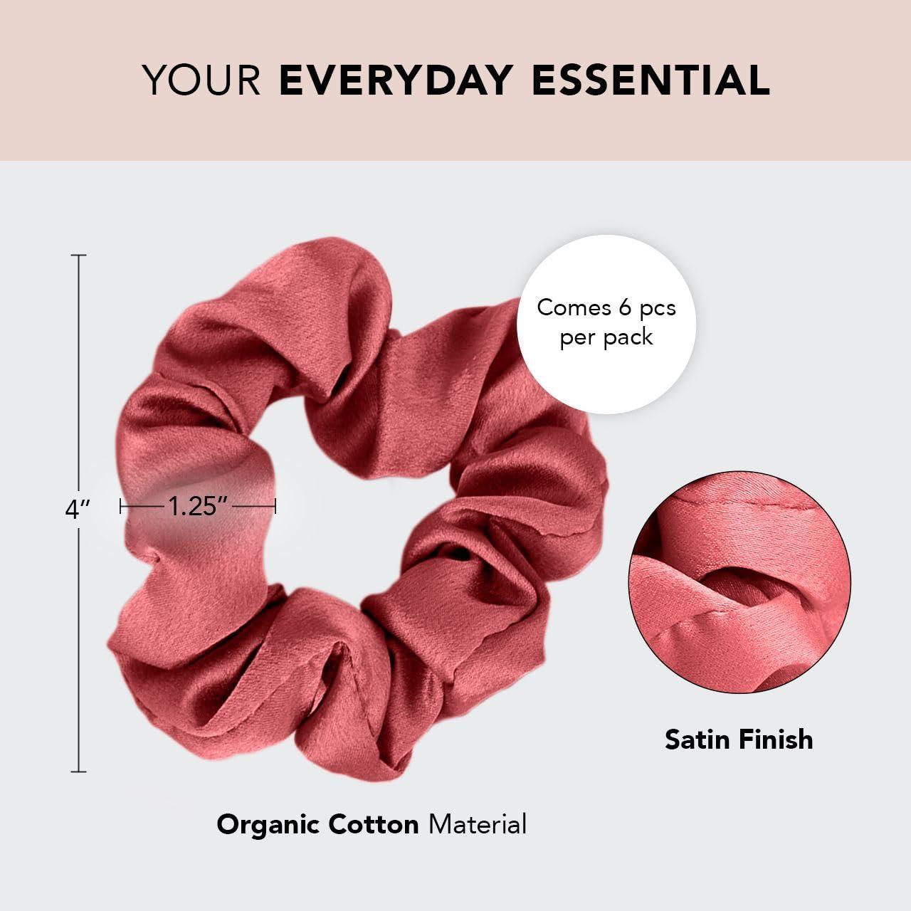 imageKitsch amp MickeyMinnie Fabric Rhinestone Scrunchies for Girls and Women Hair Scrunchies for All Hair Types Perfect for Updo  Ideal Gifts for Women Cream  1 PieceMulberry Spice