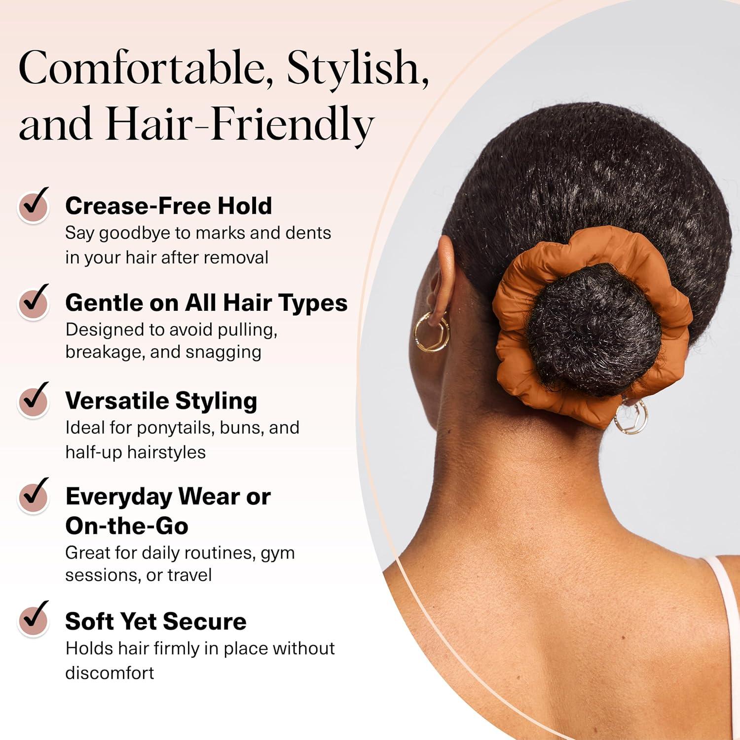 imageKitsch amp MickeyMinnie Fabric Rhinestone Scrunchies for Girls and Women Hair Scrunchies for All Hair Types Perfect for Updo  Ideal Gifts for Women Cream  1 PieceSedona