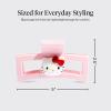 Hello Kitty x Kitsch Hair Clips for Women – Durable, Strong Hold All Day, Cute Jumbo Claw Clips for Thick Hair, Hello Kitty Stuff for Girls | Ideal Gifts for Women – 1 Pc(Kitty Face)