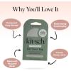 Kitsch Bar Soap Saver Bag – Patented Mesh Bag Soap Holder for Rosemary & Biotin Conditioner Bar with Tag Identifier – Extends Use & Prevents Soggy Mess – Recycled Mesh Beauty Pouch, Eco-Friendly(Rosemary & Biotin Shampoo Bar Bag)