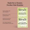 Kitsch Clarifying Tea Tree Shampoo and Conditioner Set – Shampoo & Conditioner Bar for Women and Men, Scalp & Oil Control Hair Care – Free of Paraben, Sulfate & Silicone – Made in USA – 2 pcs