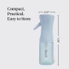 Kitsch Continuous Spray Bottle for Hair – Fine Mist Water Mister & Water Spray Bottle – Recycled Hair Spray Bottle – Spray Bottles for Cleaning, Styling, Plants & More – Terracotta, 150ml(Haze Blue)