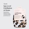 Kitsch Exfoliating Gloves 2pc – Korean Exfoliating Mitt & Deep Exfoliating Body Scrubber for Shower, Bath | Body Exfoliator, Dead Skin Remover | Skin Care for Smooth, Renewed Skin – Black & Terracotta(Leopard)