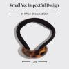 Kitsch Gold Hair Cuff – Metal Ponytail Cuff for Braids, Updos & Everyday Hairstyle | Durable & Elegant Hair Ties | Girl Fashion Accessories – Medium, 1pc(Black & Tort)