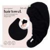 Kitsch Microfiber Hair Towel Wrap(Black)
