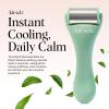Kitsch Mini Facial Roller & Ice Face Roller Skin Care Tool Set for Women – Face Massager for Puffy Eyes, Cold Therapy, Lymphatic Drainage Massager, Self Care Gifts for Women & Men – Blush(Minty Green)
