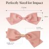 Kitsch Oversized Hair Bows for Women – Recycled Polyester Material | Stylish and Elegant | Cute Hair Bow Clips | Ideal Gifts for Women – Rosewood, 1pc(Rosewood)