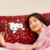 Kitsch x BT21 Satin Pillowcase with Zipper – Better Than Silk Pillowcase, Koya Character & Funky Floral Print – Soft Cooling Toddler Bed Time Pillow Case for Hair & Skin – Queen/Standard 19×26(Hello Kitty – Sea of Bows)