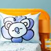 Kitsch x BT21 Satin Pillowcase with Zipper – Better Than Silk Pillowcase, Koya Character & Funky Floral Print – Soft Cooling Toddler Bed Time Pillow Case for Hair & Skin – Queen/Standard 19×26(Bt21 – Koya)