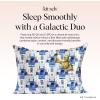 Kitsch x BT21 Satin Pillowcase with Zipper – Better Than Silk Pillowcase, Koya Character & Funky Floral Print – Soft Cooling Toddler Bed Time Pillow Case for Hair & Skin – Queen/Standard 19×26(R2-d2 & C-3po)