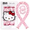 Hello Kitty x Kitsch Satin Heatless Hair Curler Set – Heatless Curls Overnight, Hair Rollers for Soft Curls & Frizz-Free Styling, No Heat Curlers To Sleep in, Curling Rod Headband – Pink Kitty Faces(Pink Kitty Face)
