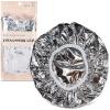Kitsch Aluminum Foil Heat Cap for Deep Conditioning – Reusable Hair Streamer For Coloring, Perm & Treatment, Heat Cap with Elastic Band, Processing Caps for Hair, Shower Caps for Sauna, Shower & Spa