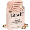 Kitsch Argan Oil Shampoo Bar – Repairing Hair Shampoo for Men & Women – Strengthening, Nourishing Hair Care, Reduce Breakage & Boost Elasticity – Silicone, Paraben & Sulfate Free, Made in USA – 3.2 oz