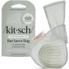 Kitsch Bar Soap Saver Bag – Patented Mesh Bag Soap Holder for Rosemary & Biotin Conditioner Bar with Tag Identifier – Extends Use & Prevents Soggy Mess – Recycled Mesh Beauty Pouch, Eco-Friendly(Rosemary & Biotin Conditioner Bar Bag)