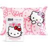 Kitsch x BT21 Satin Pillowcase with Zipper – Better Than Silk Pillowcase, Koya Character & Funky Floral Print – Soft Cooling Toddler Bed Time Pillow Case for Hair & Skin – Queen/Standard 19×26(Hello Kitty – Pink Kitty Faces)