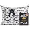 Kitsch x BT21 Satin Pillowcase with Zipper – Better Than Silk Pillowcase, Koya Character & Funky Floral Print – Soft Cooling Toddler Bed Time Pillow Case for Hair & Skin – Queen/Standard 19×26(Darth Vader Stormtroopers)