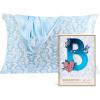 Kitsch x BT21 Satin Pillowcase with Zipper – Better Than Silk Pillowcase, Koya Character & Funky Floral Print – Soft Cooling Toddler Bed Time Pillow Case for Hair & Skin – Queen/Standard 19×26(Bridgerton – Toile De Blue)