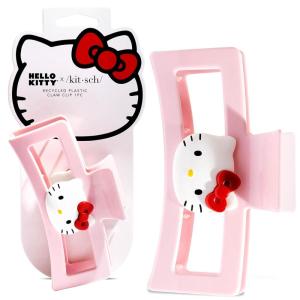 Hello Kitty x Kitsch Hair Clips for Women – Durable, Strong Hold All Day, Cute Jumbo Claw Clips for Thick Hair, Hello Kitty Stuff for Girls | Ideal Gifts for Women – 1 Pc(Kitty Face)