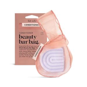 Kitsch Bar Soap Saver Bag – Patented Mesh Bag Soap Holder for Shampoo, Conditioner & Body Wash Bar – Extends Use & Prevents Soggy Mess – Recycled Mesh Pouch – Blush, Terracotta & Chocolate, 3pc Set(Terracotta)