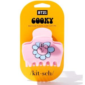 Kitsch Hello Kitty Recycled Plastic Puffy Medium Hair Clips for Women, Medium Claw Clips for Thick & Thin Hair | Ideal Gifts for Women, 1 Piece(Cooky)