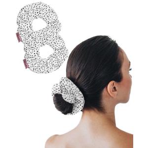 Kitsch Microfiber Hair Towel Scrunchies – Soft and Highly Absorbent Microfiber Scrunchie for Women | Reduces Heat Drying Time | Ideal Gifts for Women – 2pcs (Micro Dot Design)(Dot)