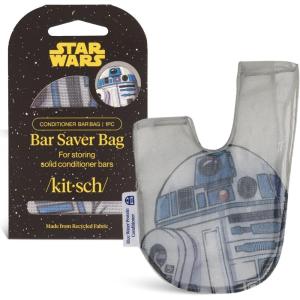 Kitsch x Star Wars R2-D2 Soap Saver Bag – Patented Mesh Bag Soap Holder for Shampoo & Conditioner Bars – Extends Use & Prevents Soggy Mess – Recycled Mesh Beauty Pouch, Eco-Friendly(R2-d2)