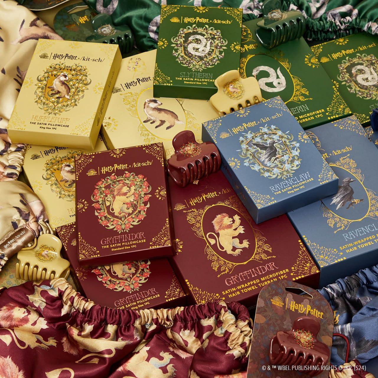 imageKitsch amp Disney Mickey Mouse Satin Pillowcase with Zipper LimitedEdition Better Than Silk Pillowcase Soft Cooling Toddler Bed Time Pillow Case for Hair amp Skin QueenStandard 19x26Harry Potter Gryffindor