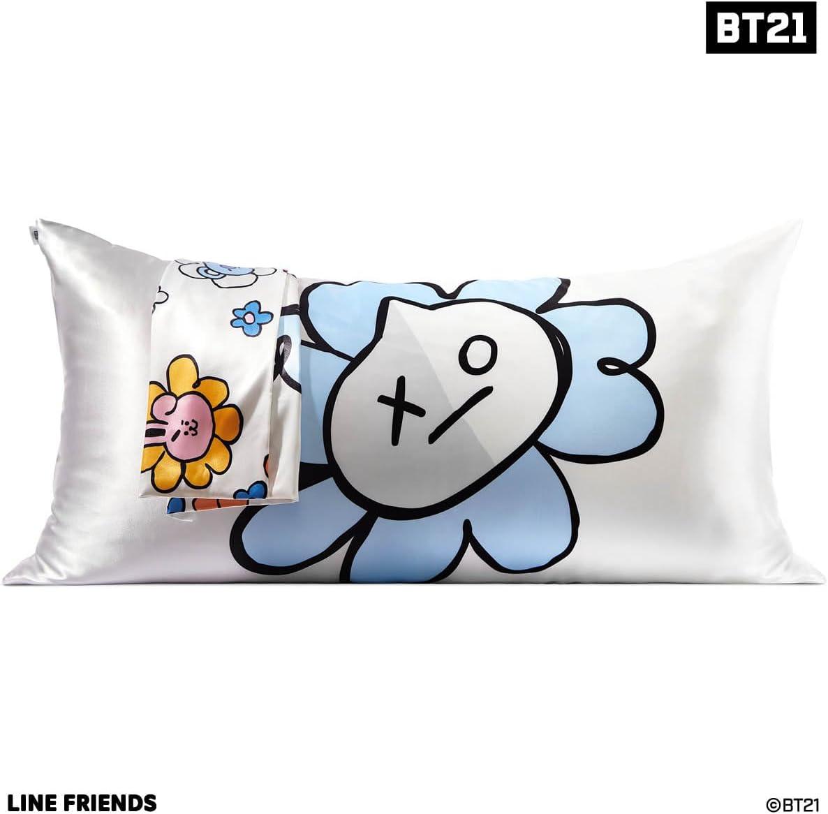 imageKitsch amp Disney Mickey Mouse Satin Pillowcase with Zipper LimitedEdition Better Than Silk Pillowcase Soft Cooling Toddler Bed Time Pillow Case for Hair amp Skin QueenStandard 19x26Bt21 Van