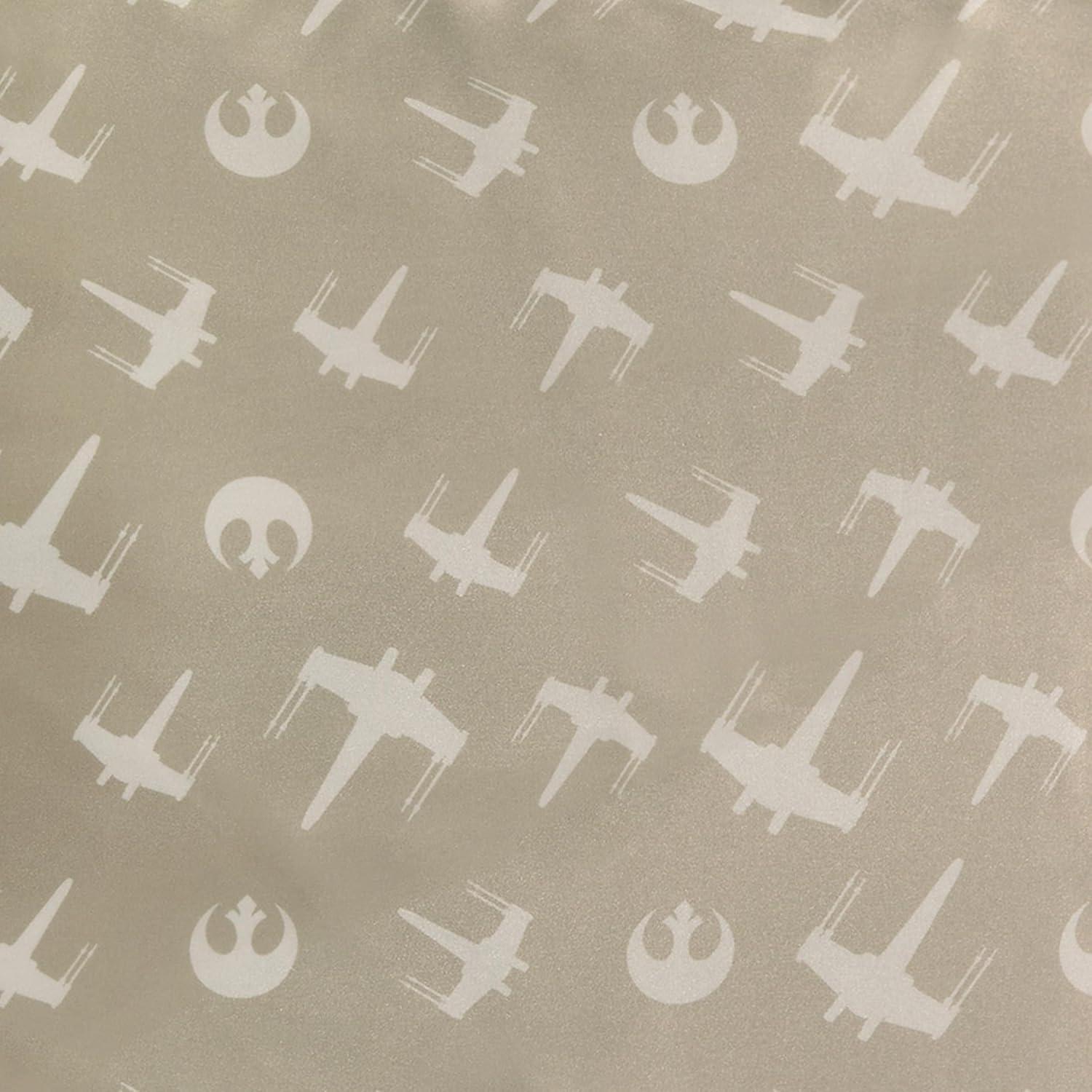 imageKitsch amp Disney Mickey Mouse Satin Pillowcase with Zipper LimitedEdition Better Than Silk Pillowcase Soft Cooling Toddler Bed Time Pillow Case for Hair amp Skin QueenStandard 19x26Rebel Alliance