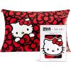 Kitsch & Disney Mickey Mouse Satin Pillowcase with Zipper – Limited-Edition Better Than Silk Pillowcase – Soft Cooling Toddler Bed Time Pillow Case for Hair & Skin – Queen/Standard 19×26(Hello Kitty – Sea of Bows)