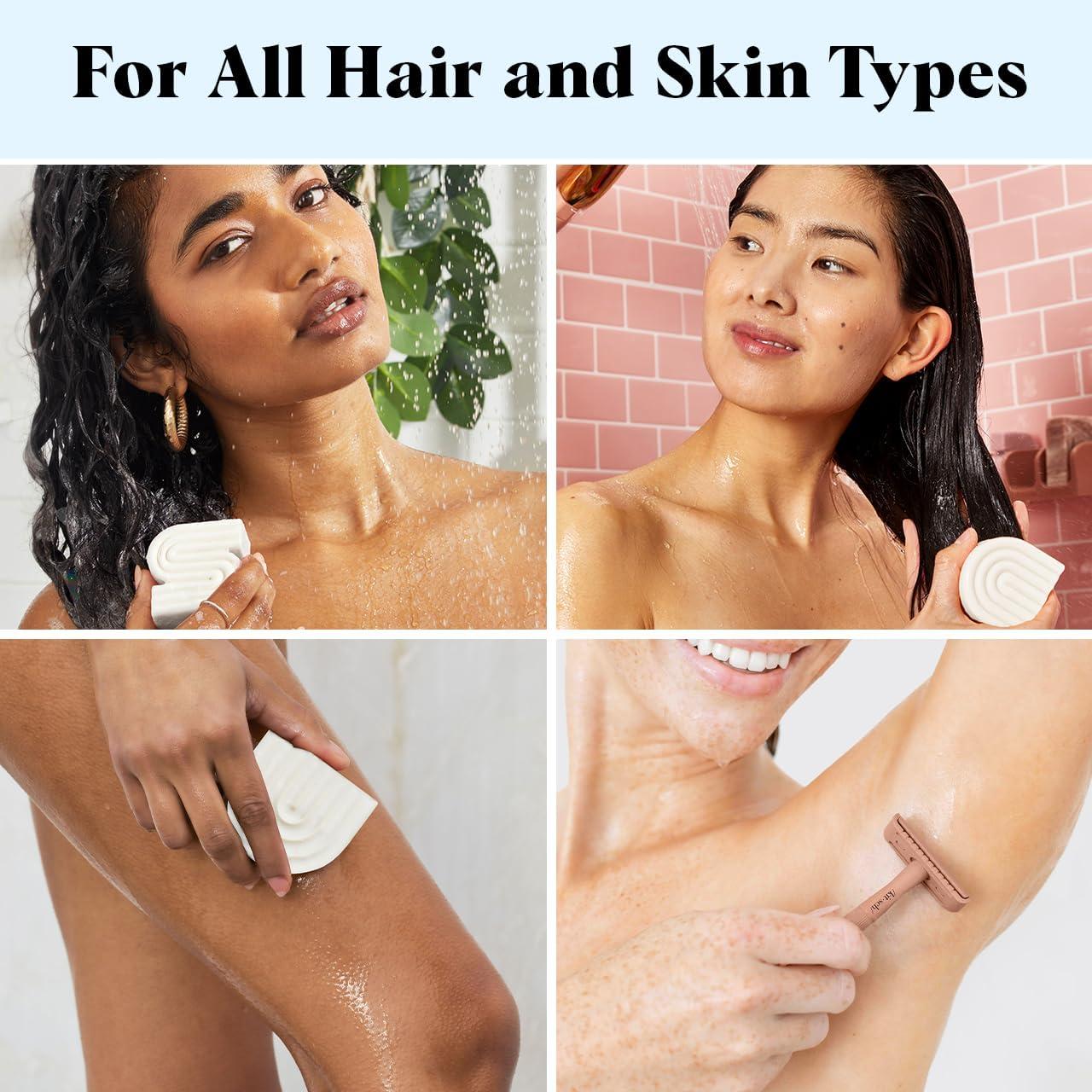 imageKitsch 2in1 Ultra Sensitive Shampoo Bar amp Body Wash  Conditioner Bar amp Shaving Soap  FragranceFree Bar Soap for Sensitive Skin amp Scalp  For Healthy Radiant Hair and Skin  Made in USA  2pcs