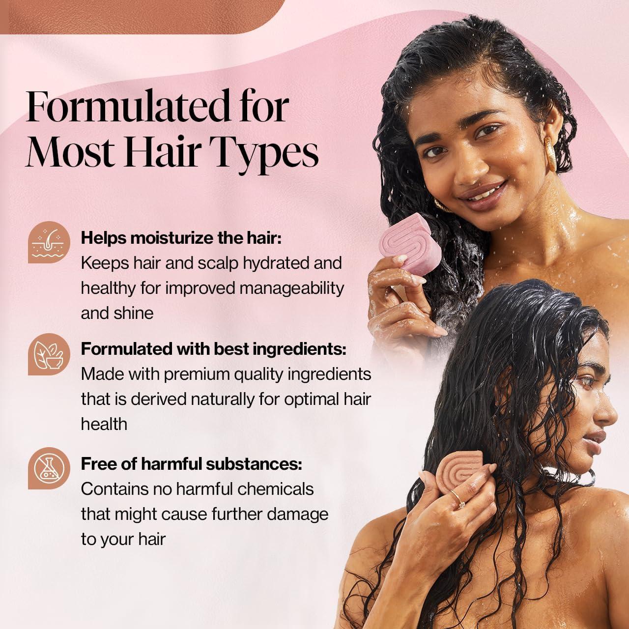 imageKitsch Castor Oil Shampoo amp Shea Butter Conditioner Bar  Shampoo and Conditioner Set  Hydrating amp Moisturizing Bar Soap  Free of Paraben Silicone Sulfate  Made in USA  2pc Set