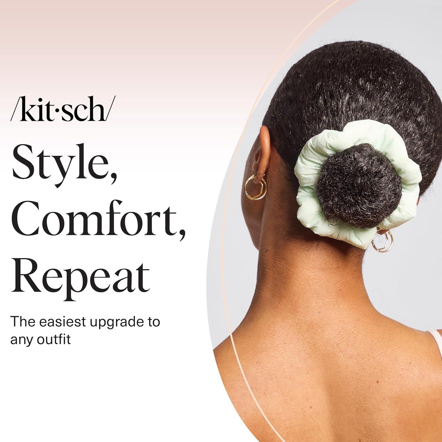 imageBridgerton x Kitsch Satin Scrunchies for Women No Snag No Tugging Soft amp Comfortable Scrunchies for Girls Perfect for Day or Night Ideal Gifts for Women Toile De Blue 2pcsGarden Bouquet